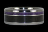 Purple Sugilite and Blackwood Ring - Hawaii Titanium Rings
