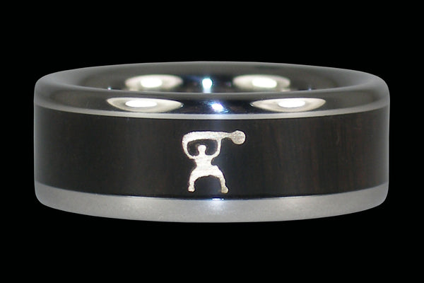 Paddler Ring with Blackwood Inlay