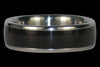 Black Wood Titanium Ring Band - Hawaii Titanium Rings
 - 3