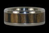Black and White Ebony Titanium Ring - Hawaii Titanium Rings
 - 5