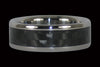 Gray and Black Carbon Fiber Titanium Ring Band Set - Hawaii Titanium Rings
 - 2