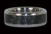 Black Carbon Fiber Titanium Ring Band - Hawaii Titanium Rings
 - 2