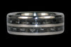 Black Carbon Fiber Titanium Ring Bands - Hawaii Titanium Rings
 - 3