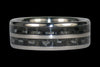 Black Carbon Fiber Inlay Titanium Ring - Hawaii Titanium Rings
 - 1