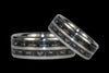 Black Carbon Fiber Inlay Titanium Ring - Hawaii Titanium Rings
 - 2