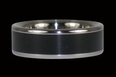 Black Chrysacolla Titanium Ring - Hawaii Titanium Rings
 - 1