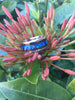 Blue Opal and Koa Wood Hawaii Titanium Ring®