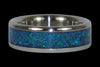 Blue Fire and Ice Titanium Ring - Hawaii Titanium Rings
 - 3