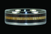 Blackwood and Fire Koa Titanium Ring Band - Hawaii Titanium Rings
 - 2