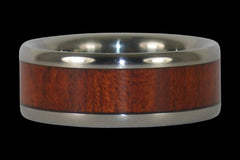 Bloodwood Titanium Ring Band - Hawaii Titanium Rings
 - 1