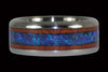 Black Lab Opal Titanium Ring - Hawaii Titanium Rings
 - 2