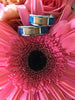 Diamond Koa Wood Blue Opal Wedding Ring Band from Hawaii Titanium Rings®