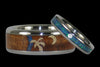 Hawaiian Koa Titanium Rings - Hawaii Titanium Rings
 - 2