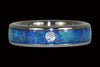 Opal and Koa Titanium Wedding Rings - Hawaii Titanium Rings
 - 5