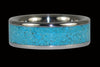 Bye Bye Blue Sky Turquoise Titanium Ring - Hawaii Titanium Rings
 - 1