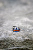 Black Opal and Tiger Koa Wood Titanium Ring - Hawaii Titanium Rings
 - 5