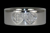 Celtic Heart Engraved Titanium Ring - Hawaii Titanium Rings
 - 1