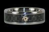 Black Carbon Fiber Turtle Titanium Ring - Hawaii Titanium Rings
 - 1