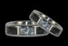 Black and White Carbon Fiber Titanium Ring - Hawaii Titanium Rings
 - 2
