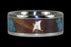 Three Falls Australian Opal Titanium Ring - Hawaii Titanium Rings
 - 2