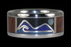 Hawaiian Ocean and Mountain Opal Ring - Hawaii Titanium Rings
 - 2