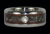 Black Pearl Dark Koa Wood Titanium Ring - Hawaii Titanium Rings
 - 2