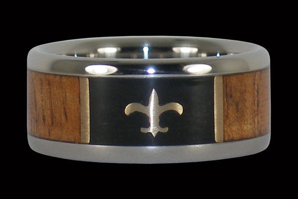 Saints Titanium Ring