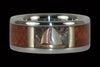 Sailboat Titanium Ring with Black Pearl - Hawaii Titanium Rings
