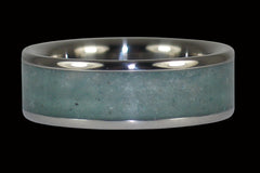 Emerald Titanium Ring - Hawaii Titanium Rings
 - 1