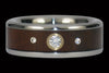 Enchanted Diamond Titanium Ring Band - Hawaii Titanium Rings
 - 1