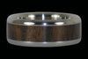 Walnut Titanium Ring Band - Hawaii Titanium Rings
 - 4