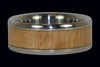 Eucalyptus Wood Titanium Ring Band - Hawaii Titanium Rings
 - 1