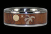 Palm Tree Full Moon Ring - Hawaii Titanium Rings
