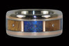 Black Opal Diamond Titanium Rings - Hawaii Titanium Rings
 - 2