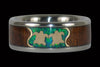 Two Turtles Titanium Ring - Hawaii Titanium Rings
 - 2