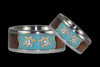 Gold Turtle Diamond Titanium Ring - Hawaii Titanium Rings
 - 3