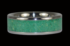 Green Turquoise Titanium Ring - Hawaii Titanium Rings
 - 1