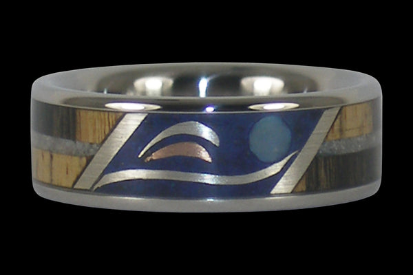 Dolphin Design Hawaii Titanium Ring® Band