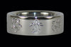 Turtle Engraving Titanium Ring Band - Hawaii Titanium Rings
 - 1