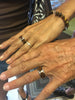 Black Pearl and Koa Hawaii Titanium Rings®