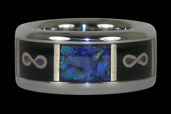 Infinity Titanium Ring Band