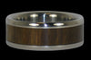 Lignum Vitae Wood Titanium Ring Band - Hawaii Titanium Rings
 - 1