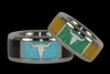 Longhorn Titanium Ring - Hawaii Titanium Rings
 - 2
