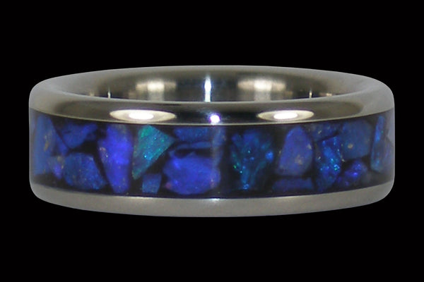 Black Opal Hawaii Titanium Ring® Band
