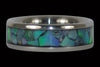 Green Opal Titanium Ring - Hawaii Titanium Rings
 - 2