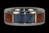 Australian Opal and Amboina Titanium Ring - Hawaii Titanium Rings
