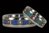 Australian Opal Titanium Ring with Six Diamonds - Hawaii Titanium Rings
 - 2