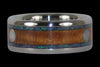 Koa and Opal Cabochon Titanium Ring - Hawaii Titanium Rings
 - 1