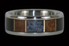 Australian Opal Titanium Ring - Hawaii Titanium Rings
 - 3