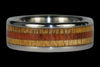 Titanium Ring with Hawaiian Wood - Hawaii Titanium Rings

